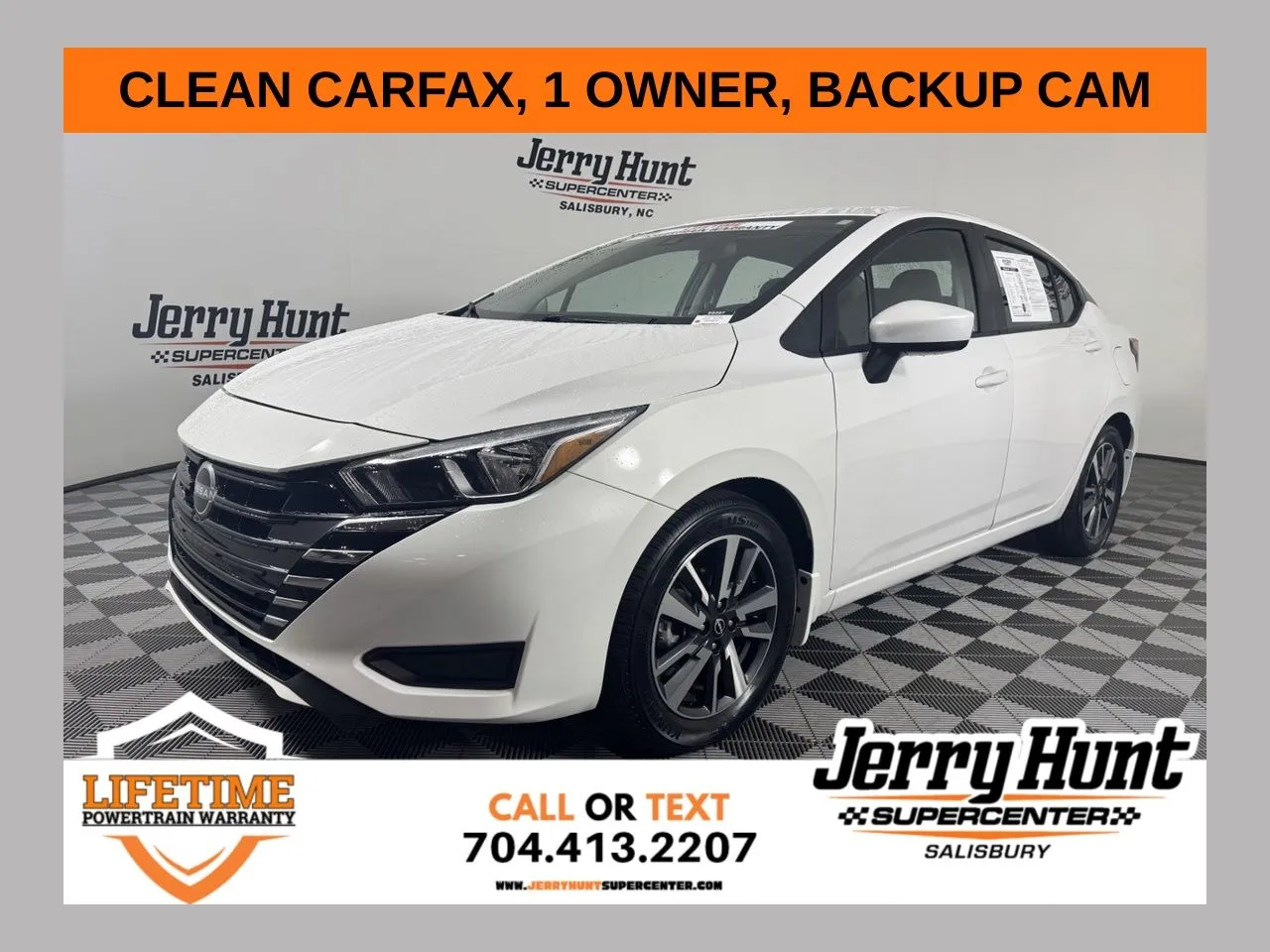 White 2024 Nissan Versa 1.6 SV for sale in Salisbury, NC