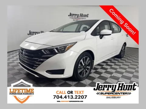 White 2024 Nissan Versa 1.6 SV for sale in Salisbury, NC