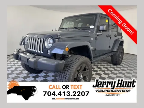 Gray 2016 Jeep Wrangler Unlimited Sahara for sale in Salisbury, NC