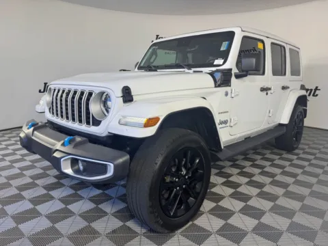 White 2024 Jeep Wrangler Sahara 4xe for sale in Salisbury, NC
