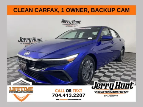 Blue 2024 Hyundai Elantra SEL for sale in Salisbury, NC