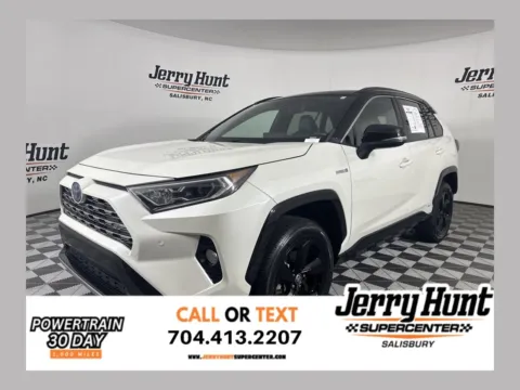 Black 2021 Toyota RAV4 Hybrid XSE for sale in Salisbury, NC