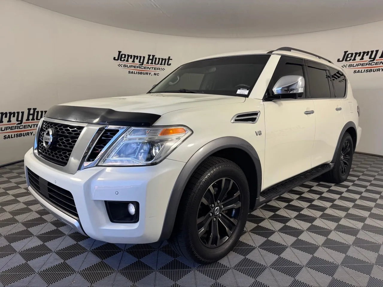 White 2017 Nissan Armada Platinum for sale in Salisbury, NC