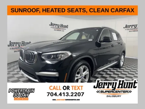 Black 2021 BMW X3 xDrive30i for sale in Salisbury, NC