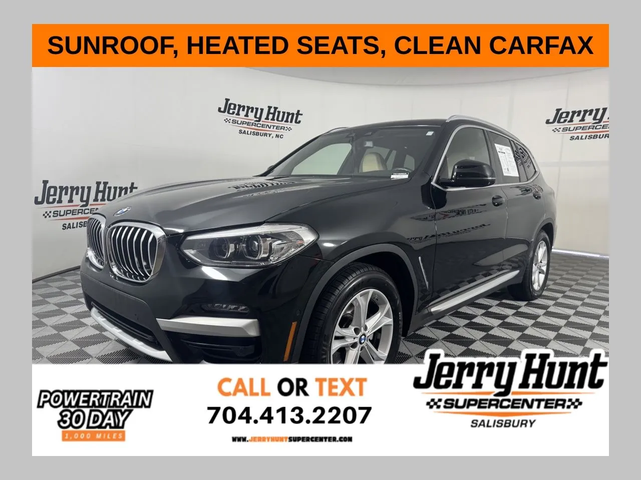 Black 2021 BMW X3 xDrive30i for sale in Salisbury, NC
