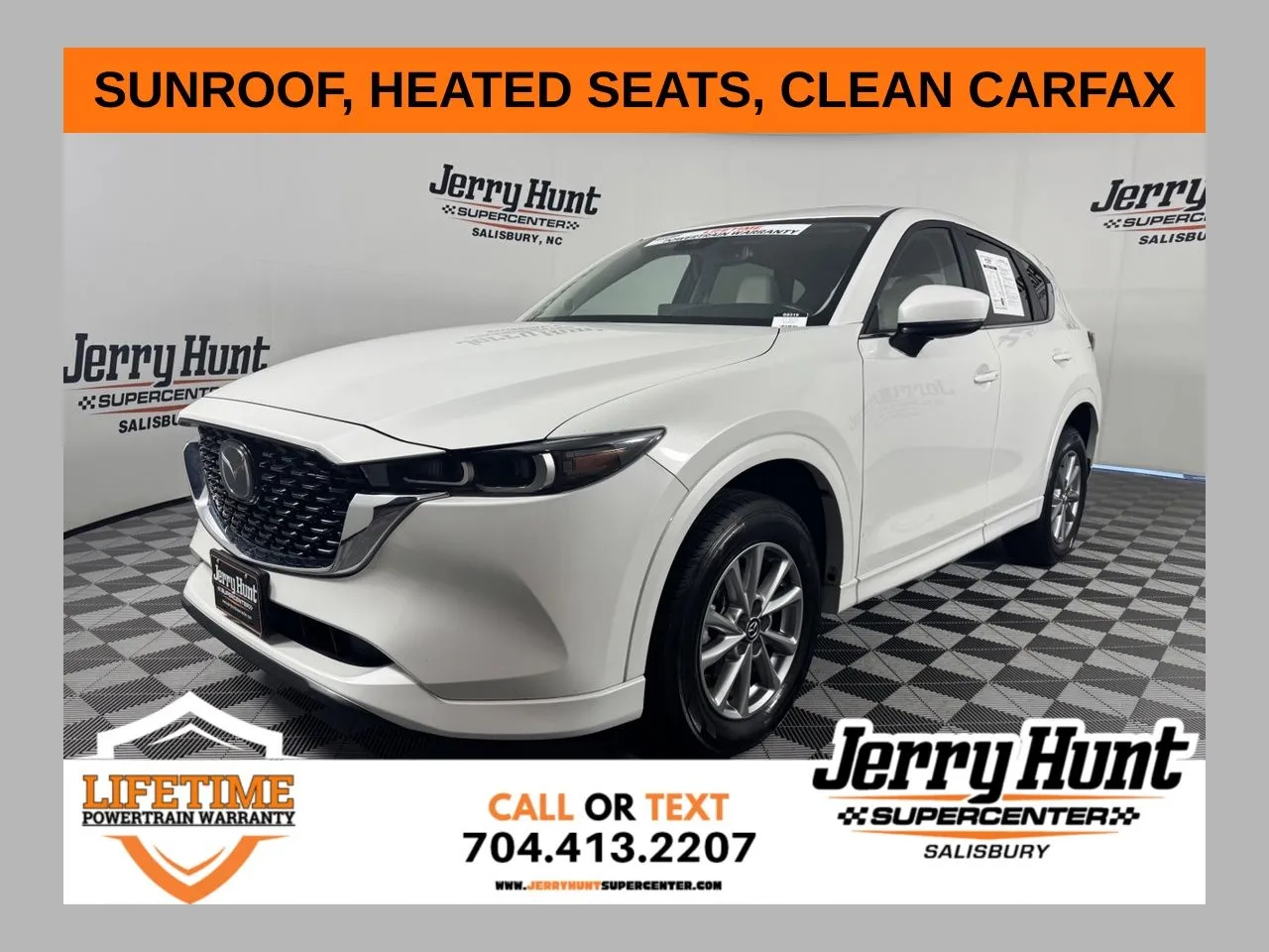 White 2025 Mazda CX-5 2.5 S Preferred Package for sale in Salisbury, NC