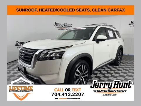 White 2023 Nissan Pathfinder Platinum for sale in Salisbury, NC