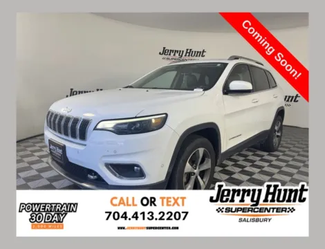 White 2021 Jeep Cherokee Limited for sale in Salisbury, NC