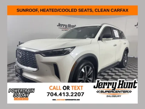 White 2023 INFINITI QX60 LUXE for sale in Salisbury, NC