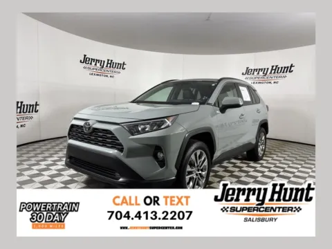 Gray 2021 Toyota RAV4 XLE Premium for sale in Salisbury, NC