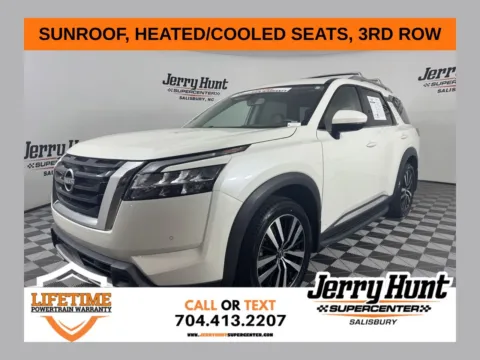 White 2023 Nissan Pathfinder Platinum for sale in Salisbury, NC
