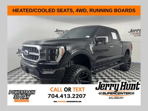Black 2021 Ford F-150 Platinum for sale in Salisbury, NC