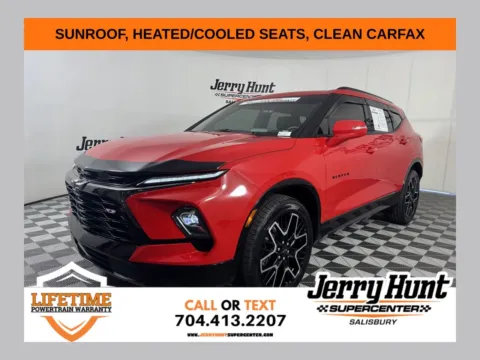 Red 2023 Chevrolet Blazer RS for sale in Salisbury, NC