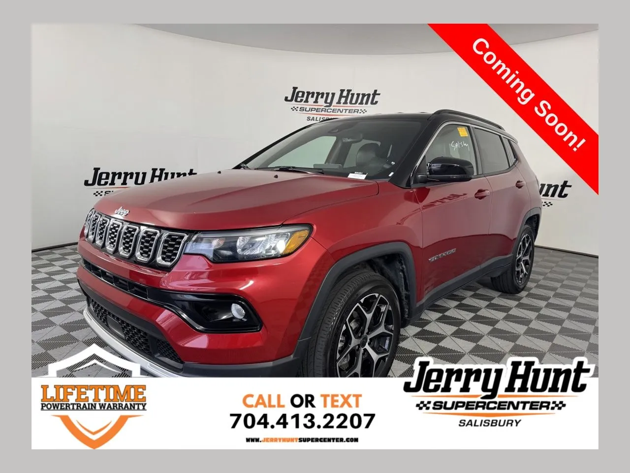 Red 2025 Jeep Compass Limited for sale in Salisbury, NC