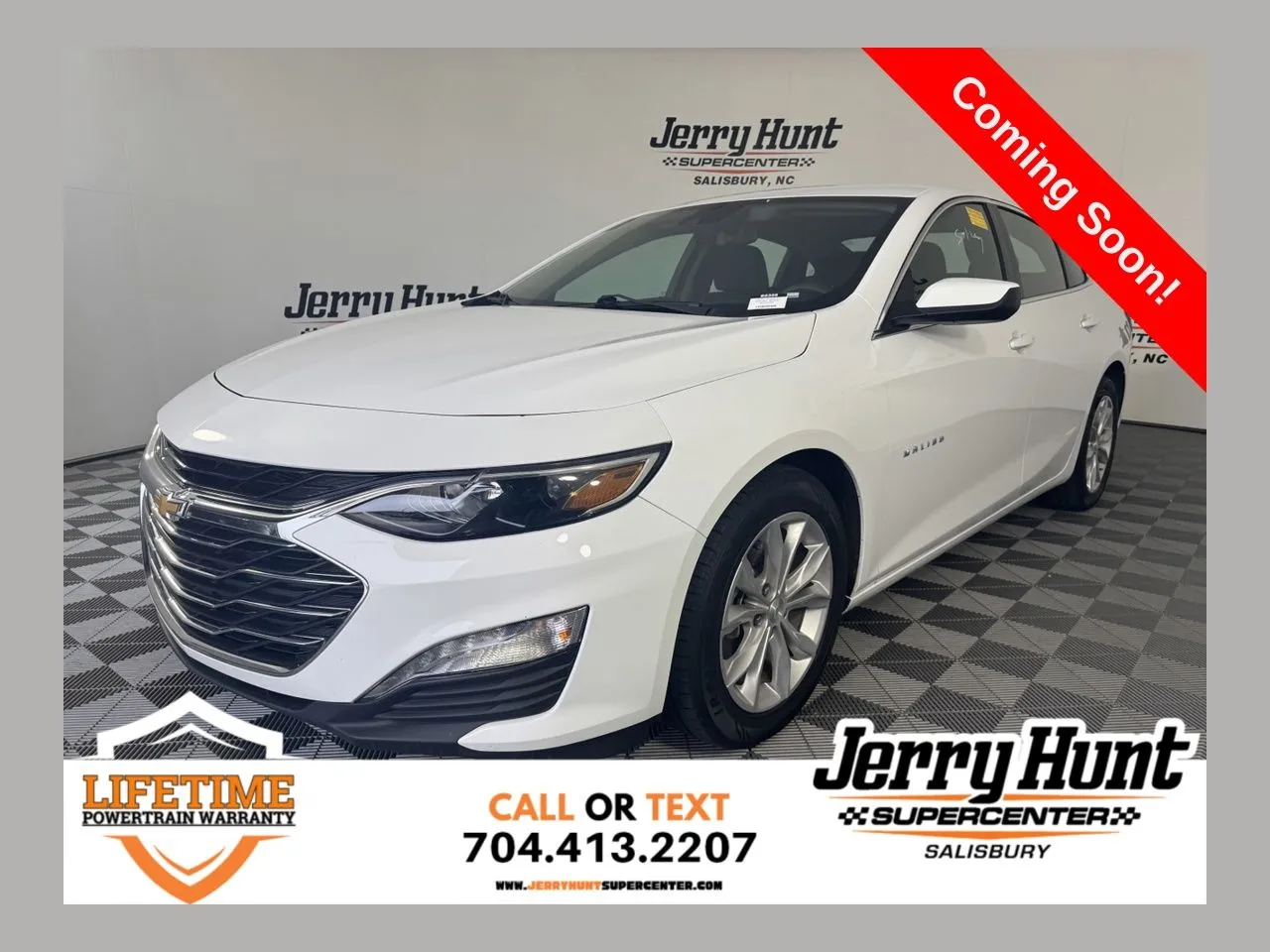 White 2024 Chevrolet Malibu LT for sale in Salisbury, NC