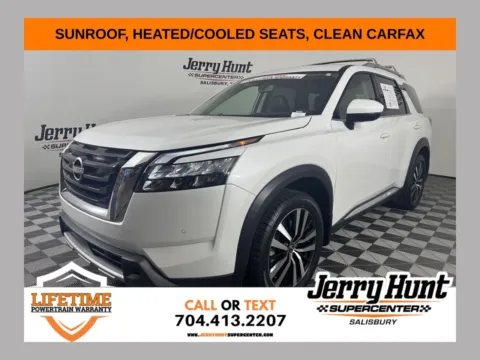 White 2025 Nissan Pathfinder Platinum for sale in Salisbury, NC