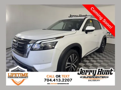 White 2025 Nissan Pathfinder Platinum for sale in Salisbury, NC