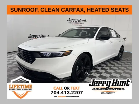 White 2023 Honda Accord Hybrid Sport-L for sale in Salisbury, NC
