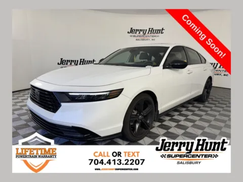 White 2023 Honda Accord Hybrid Sport-L for sale in Salisbury, NC