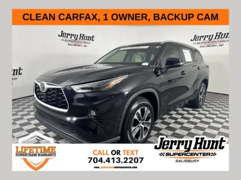 Black 2022 Toyota Highlander XLE for sale in Salisbury, NC