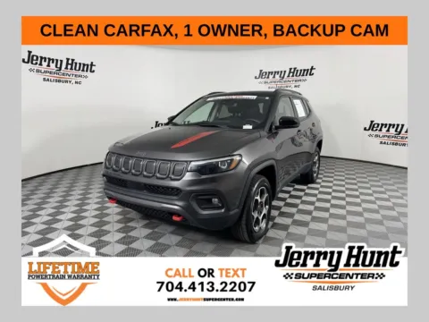 Gray 2022 Jeep Compass Trailhawk for sale in Salisbury, NC