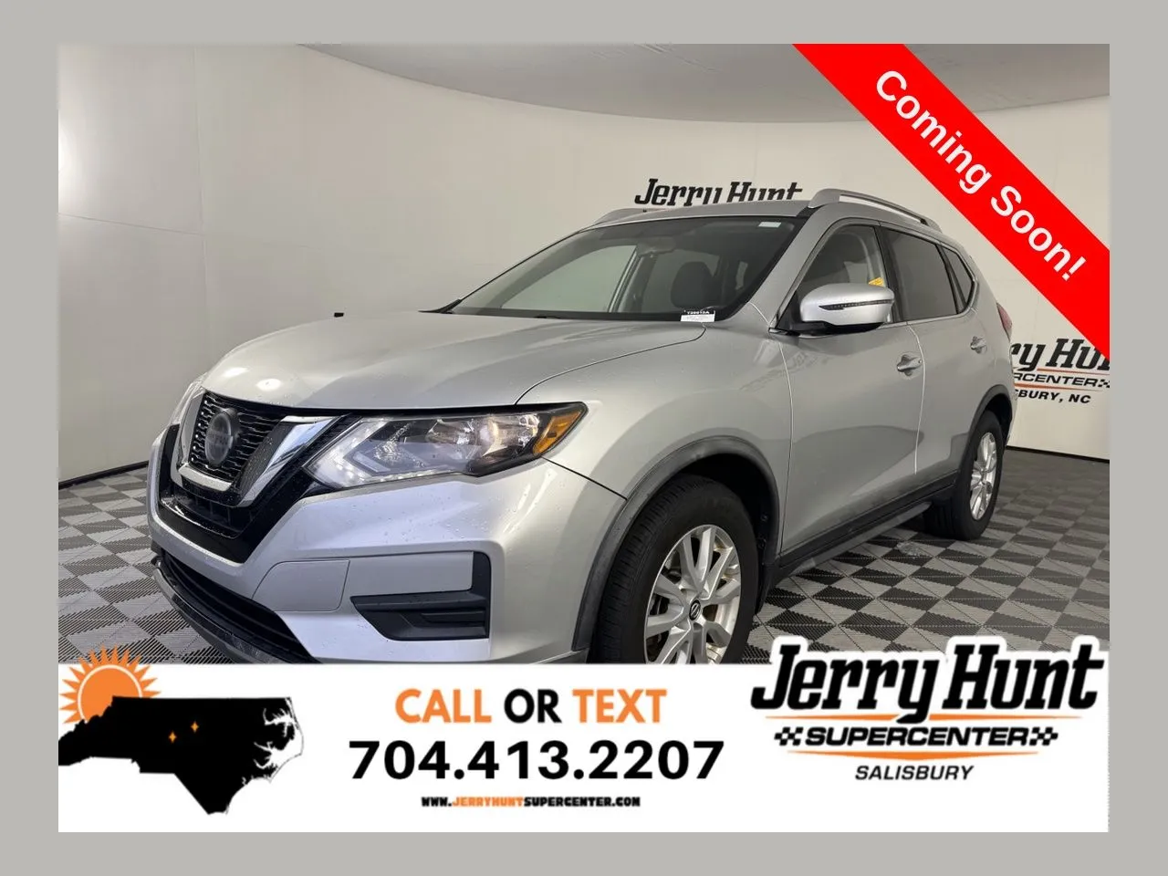 Silver 2018 Nissan Rogue SV for sale in Salisbury, NC