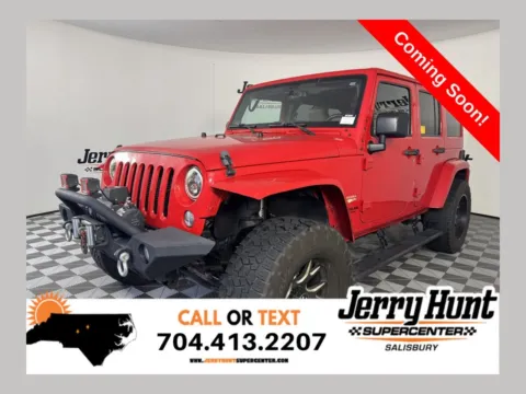 Red 2014 Jeep Wrangler Unlimited Sahara for sale in Salisbury, NC