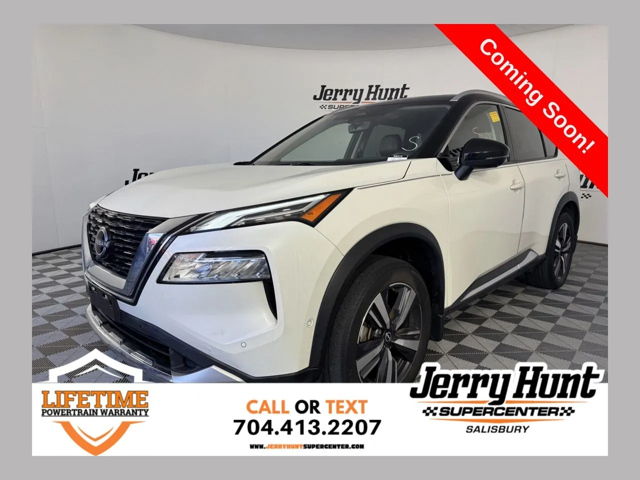White 2023 Nissan Rogue Platinum for sale in Salisbury, NC