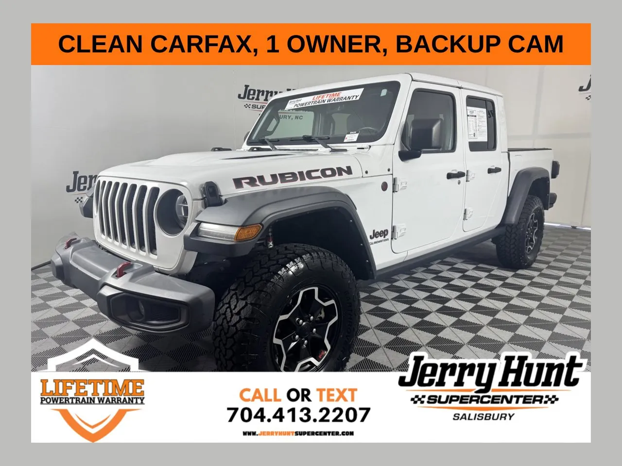 White 2022 Jeep Gladiator Rubicon for sale in Salisbury, NC