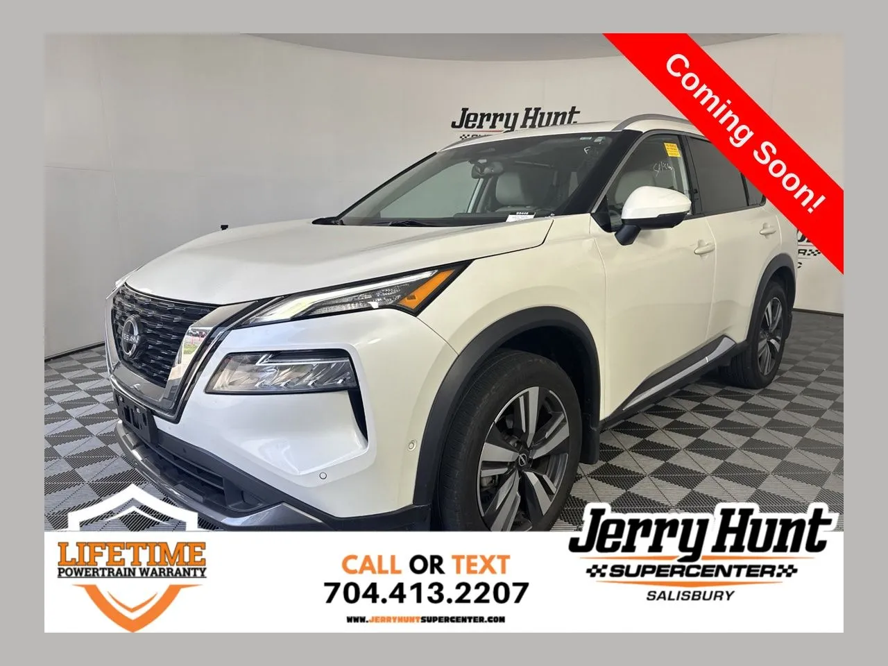 White 2023 Nissan Rogue SL for sale in Salisbury, NC