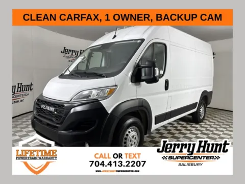 White 2025 Ram ProMaster 2500 High Roof for sale in Salisbury, NC