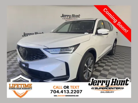 White 2025 Acura MDX Technology Package for sale in Salisbury, NC