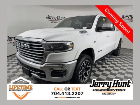 White 2026 Ram 1500 Laramie for sale in Salisbury, NC