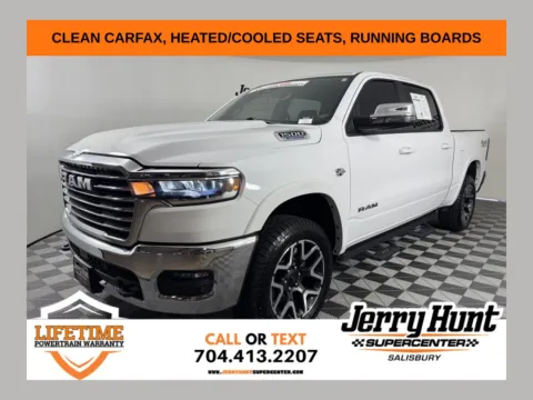 White 2026 Ram 1500 Laramie for sale in Salisbury, NC
