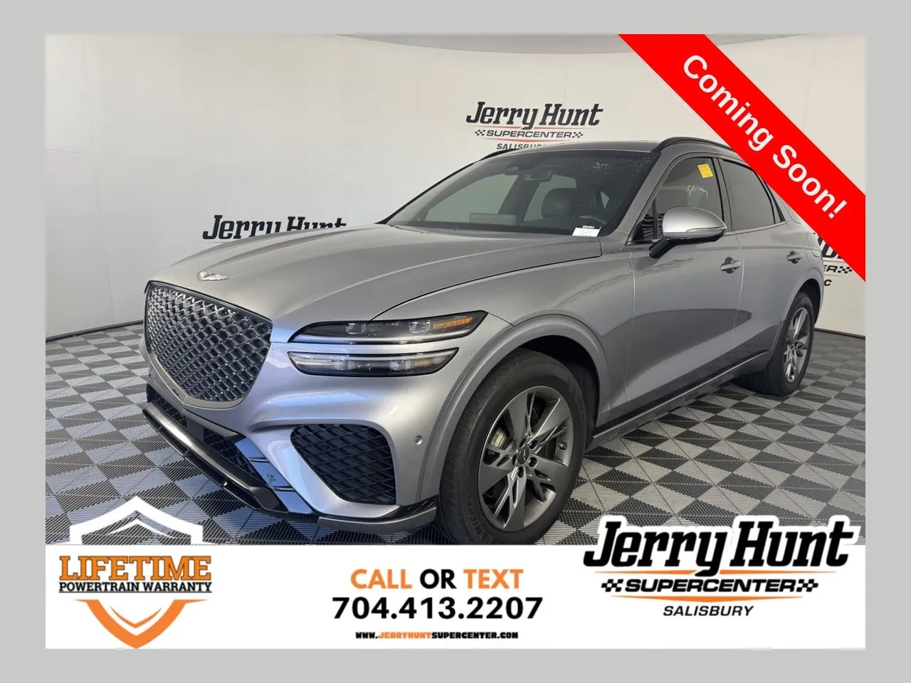 Silver 2023 Genesis GV70 3.5T Sport for sale in Salisbury, NC