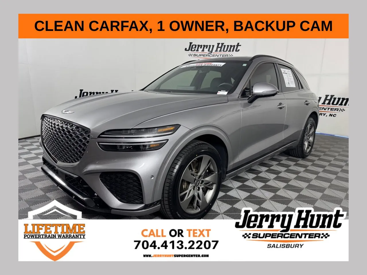 Silver 2023 Genesis GV70 3.5T Sport for sale in Salisbury, NC