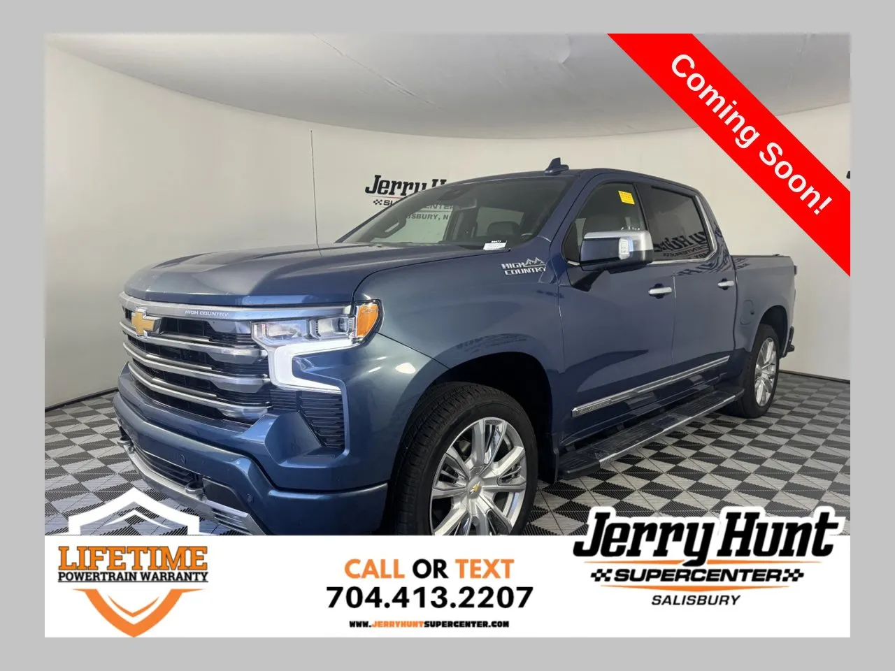 Blue 2024 Chevrolet Silverado 1500 High Country for sale in Salisbury, NC