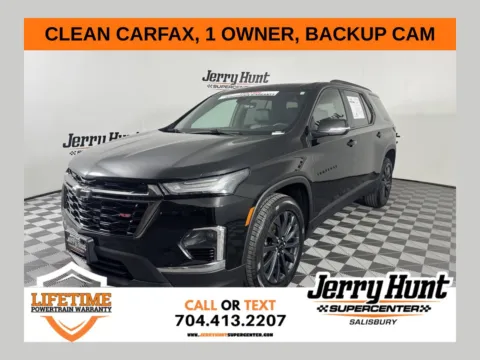 Black 2023 Chevrolet Traverse RS for sale in Salisbury, NC