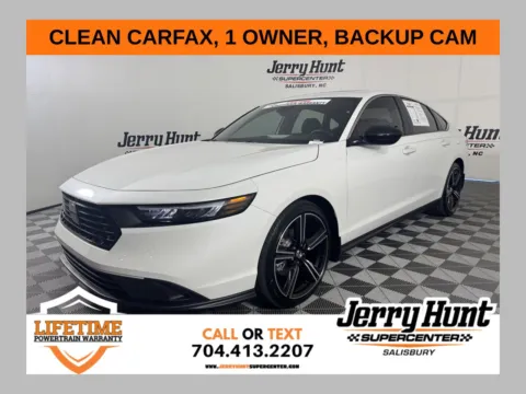 White 2025 Honda Accord Hybrid Sport for sale in Salisbury, NC