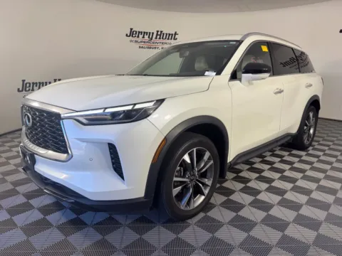 White 2023 INFINITI QX60 LUXE for sale in Salisbury, NC