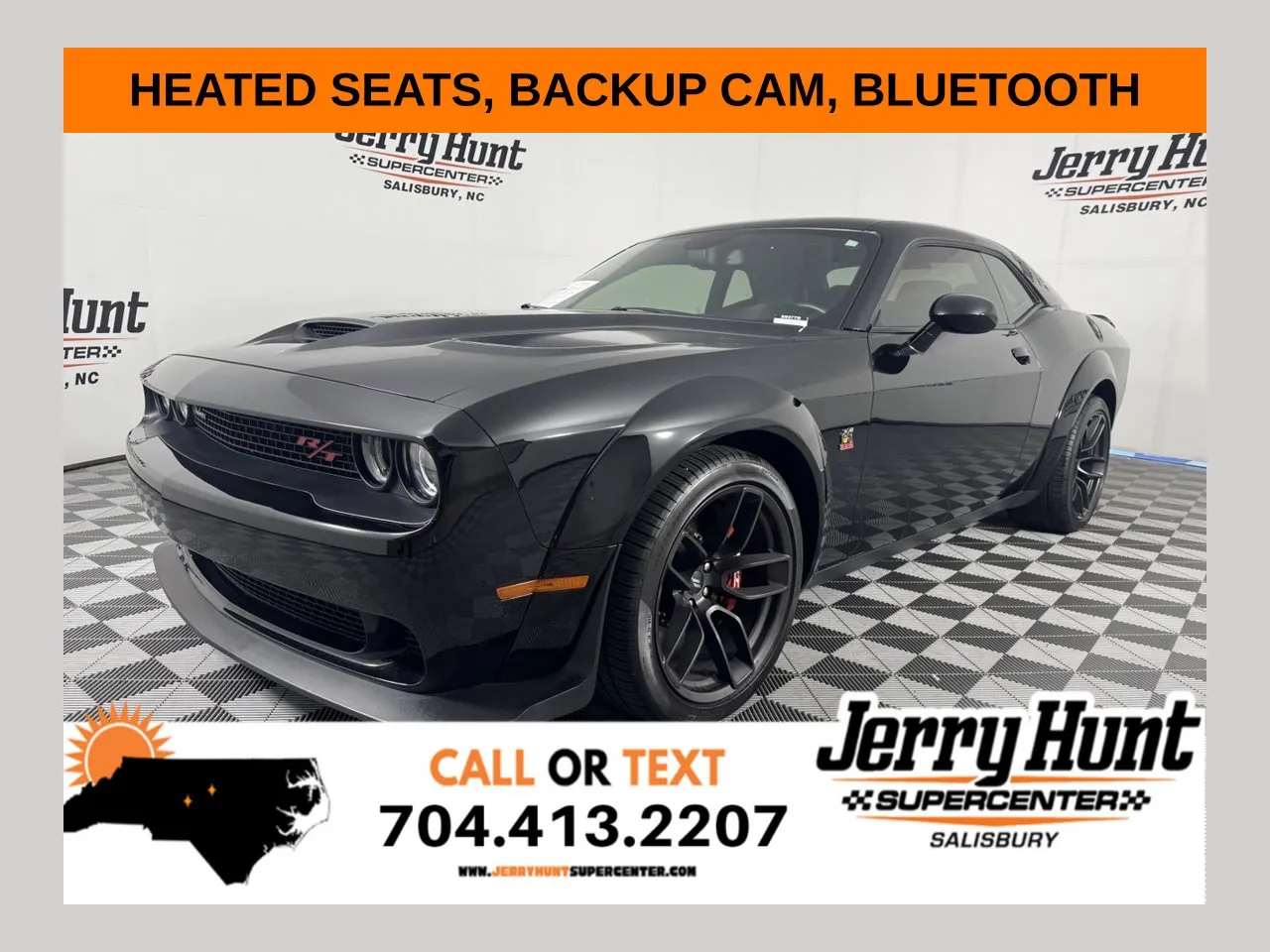 Black 2022 Dodge Challenger R/T Scat Pack Widebody for sale in Salisbury, NC