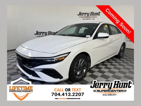 White 2024 Hyundai Elantra SEL for sale in Salisbury, NC