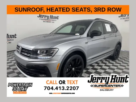 White 2021 Volkswagen Tiguan 2.0T SE R-Line Black for sale in Salisbury, NC
