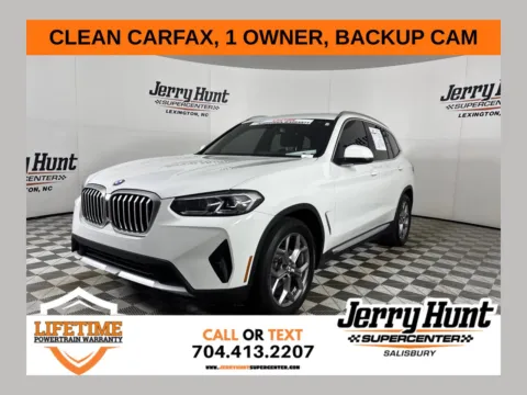 White 2022 BMW X3 sDrive30i for sale in Salisbury, NC