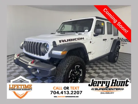 White 2025 Jeep Wrangler Rubicon for sale in Salisbury, NC