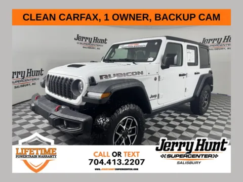 White 2026 Jeep Wrangler Rubicon for sale in Salisbury, NC