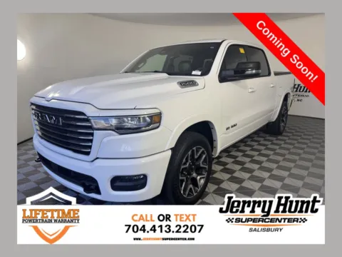 White 2026 Ram 1500 Laramie for sale in Salisbury, NC