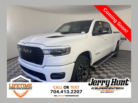 White 2026 Ram 1500 Laramie for sale in Salisbury, NC