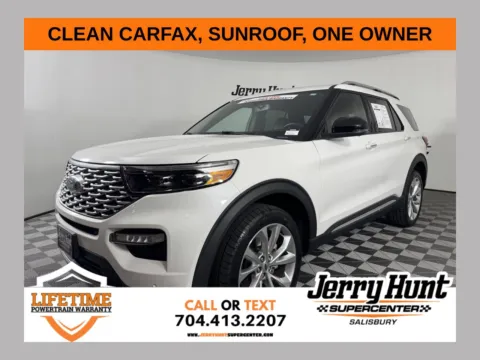 White 2023 Ford Explorer Platinum for sale in Salisbury, NC