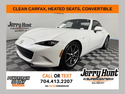 White 2021 Mazda Miata RF Grand Touring for sale in Salisbury, NC